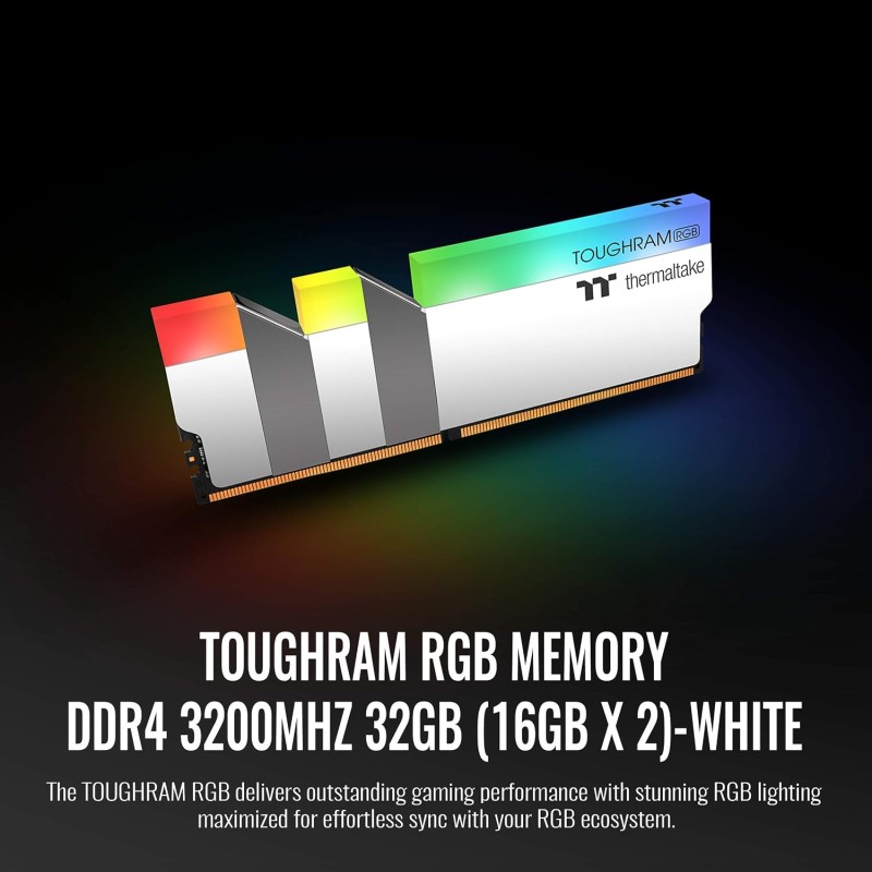 Thermaltake TOUGHRAM RGB 16GB (8GBx2) DDR4 3200MHz RGB (White)