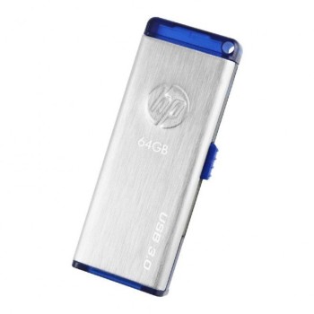 HP X730w 64 GB Pen Drive Compatible with Desktop Computer, Laptop USB 3.0 Metal Case (Silver)
