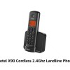 Beetel X90 2.4Ghz Cordless Landline Phone with Caller ID Display, Stores 50 Contacts, Upto 8Hrs of Talk Time Black