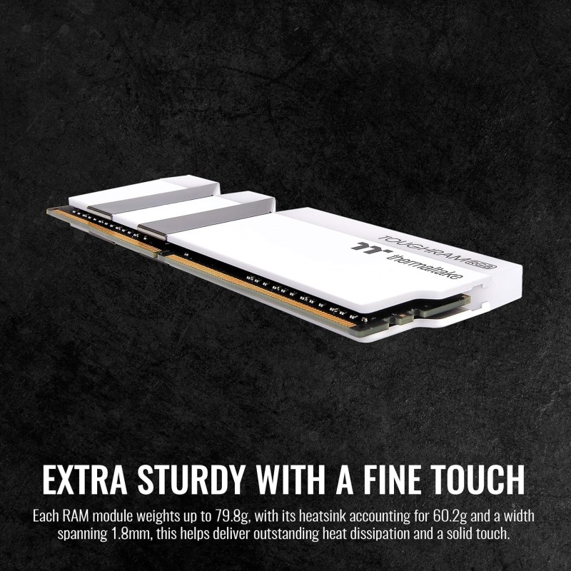 Thermaltake TOUGHRAM RGB 16GB (8GBx2) DDR4 3200MHz RGB (White)