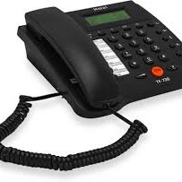 HOLA Tf 720 Corded Landline Phone  (Black)
