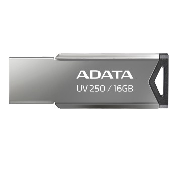 ADATA UV250 16GB USB 2.0 Flash Drive – Up to 20MB/s Speed, Compact & Durable Metal Pen Drive for Fast Data Storage and Transfer (Black)