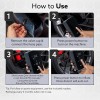 AGARO Atom Cordless Tyre Inflator, 150 PSI, 4500mAh Battery, Auto Shut-Off, Digital Display, LED Light, USB-C Charging, 12V DC Output, for Cars