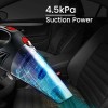 AGARO CV1077 Car Vacuum Cleaner, Portable, Handheld,12V DC /110W, 4.5KPA Power Socket, 14.7ft Long Cord, Stainless Steel Filter, Black