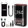 AGARO Galaxy Portable Tyre Inflator for Cars, Bikes, Bicycles & Balls, 150 PSI Pressure, 2 X 2000mAh Battery