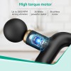 AGARO Icon Handheld Percussion Massage Gun, Brushless Motor, Rechargeable, Massage Machine, Body Massager, 6 Massage Heads, 3 Speed Settings, Deep Tissue Body Massage, Pain Relief, Carry Case