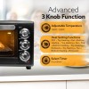 AGARO Majestic 30L OTG 1500W, with Motorized Rotisserie Baking & Grilling Accessories, Oven For Kitchen, Transparent Glass Door, Black