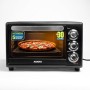AGARO Majestic 30L OTG 1500W, with Motorized Rotisserie Baking & Grilling Accessories, Oven For Kitchen, Transparent Glass Door, Black