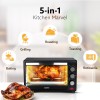 AGARO Marvel Oven Toaster Griller, 25 Litres, Motorised Rotisserie, Adjustable Temperature, 5 Heating Modes (Black)