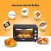 AGARO Marvel Oven Toaster Griller, 25 Litres, Motorised Rotisserie, Adjustable Temperature, 5 Heating Modes (Black)