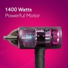 AGARO Premium Hair Dryer with 1400 Watts Motor, 3 Temperature Settings & Cool Shot Button-Black HD-1214