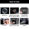 AGARO Primo High Power Digital Tyre Inflator for Car, Air Inflator Car Accessories, 120 Watt Air Pump