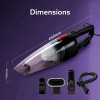 AGARO Regal 800 Watts Handheld Vacuum Cleaner, for Home Use, Dry Vacuuming, 6.5 kPa Suction Power, Lightweight, Lightweight & Durable Body, Small/Mini Size (Black)