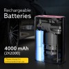 AGARO Regal New Portable Tyre Inflator for Cars & Bikes, 18L/min of Airflow, Upto 150 PSI, 4000 mAh (2 * 2000) Batteries