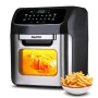 AGARO Regency Air Fryer For Home, 12L, Family Rotisserie Oven, 1800W, 9 Preset Menu, Electric Air Fryer Silver.