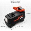 AGARO TI2157 Digital Portable Tyre Inflator/Pressure Gauge, 12V DC/230V AC for Home and Car, up to 150 PSI, LED Light, Digital Display, For Bike