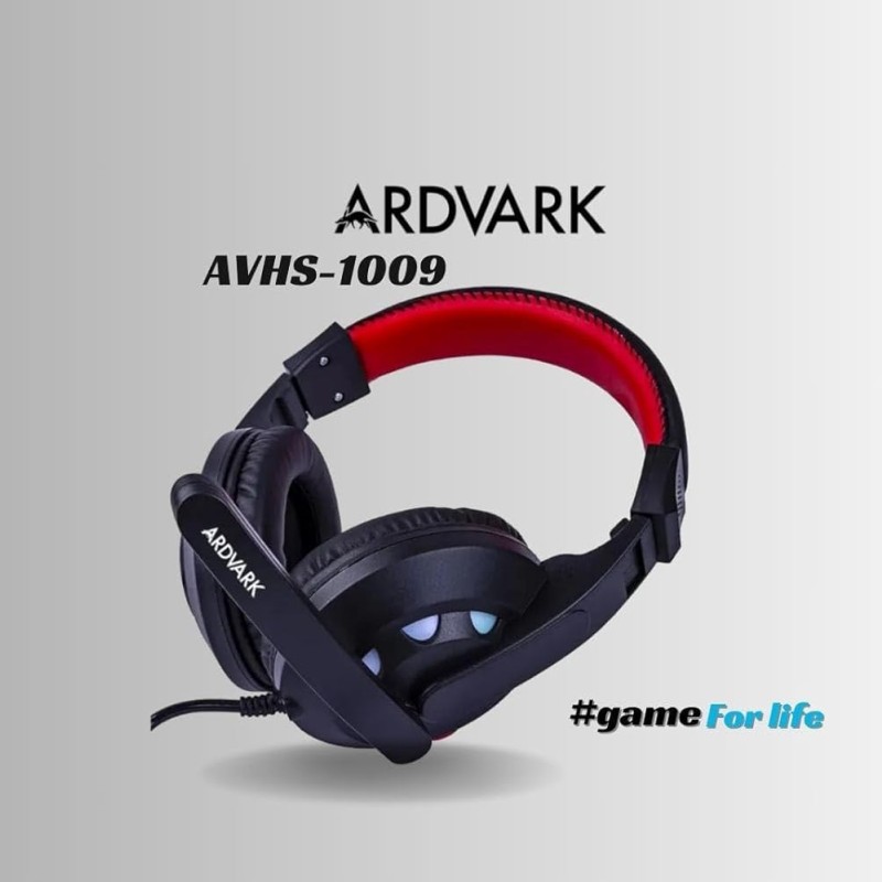 ARDVARK AVHS1009 Gaming Headset for PS5, PS4, Xbox One, Switch, PC with Noise Cancelling Mic, – Black
