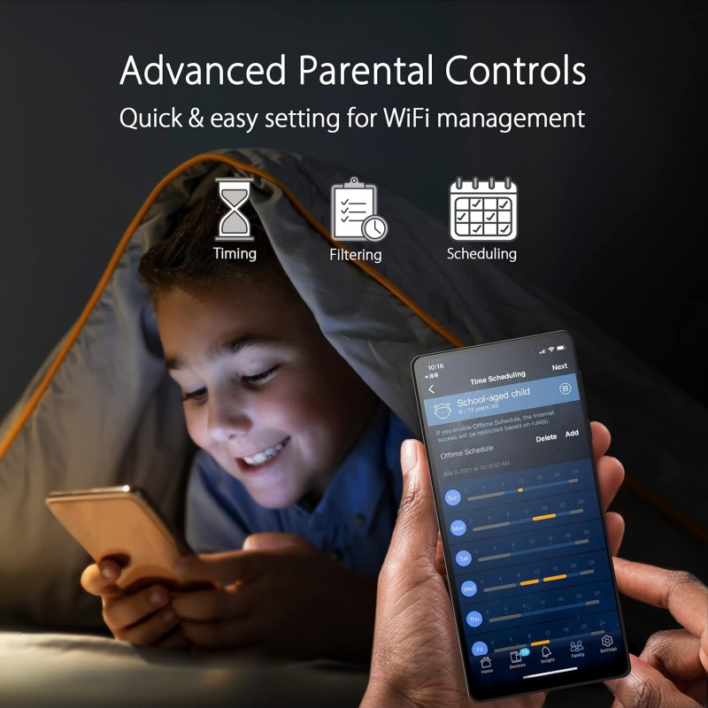 ASUS Brt-Ac828 Ac2600 Dual-Wan VPN Business WiFi Router Black