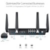 ASUS Brt-Ac828 Ac2600 Dual-Wan VPN Business WiFi Router Black