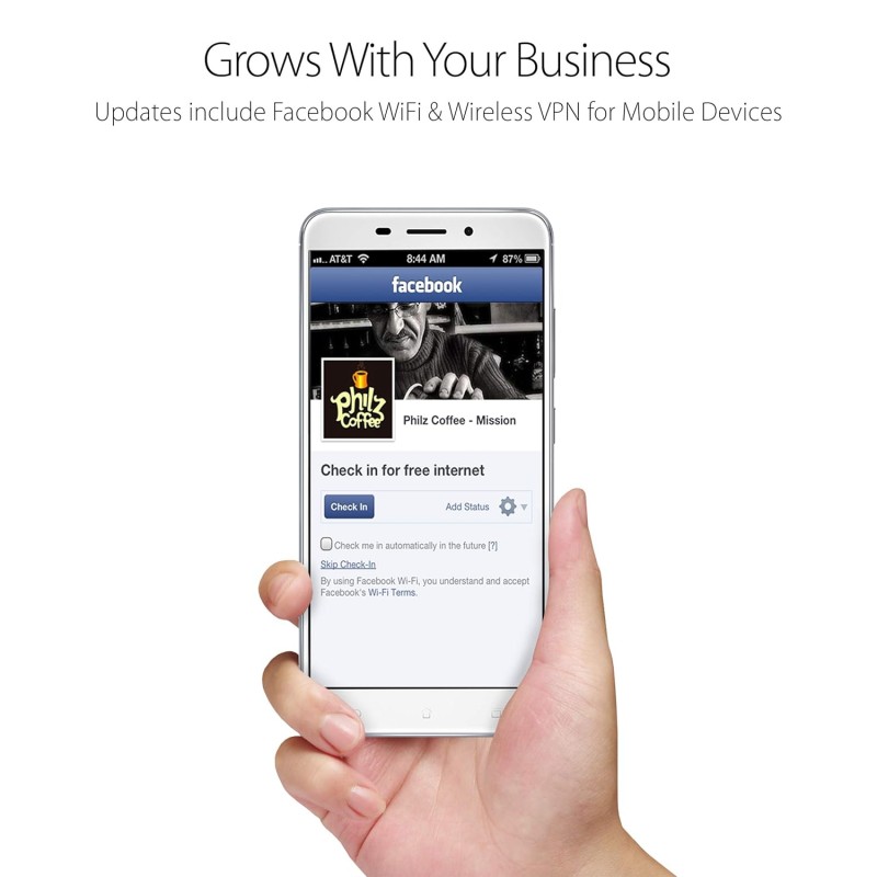 ASUS Brt-Ac828 Ac2600 Dual-Wan VPN Business WiFi Router Black