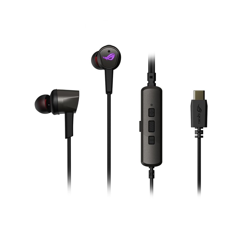 ASUS ROG Cetra II Gaming Headphone (with Microphone, ANC, USB-C, Aura Sync RGB Lighting, Lightweight, LSR Drivers