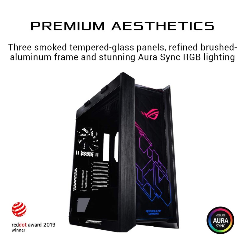 ASUS ROG Strix Helios GX601 RGB Mid-Tower Computer Case for up to EATX Motherboards