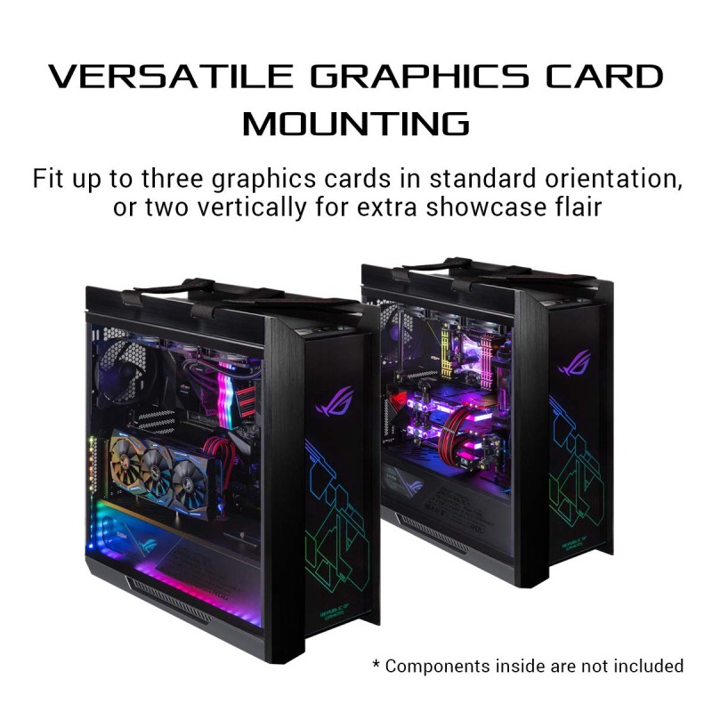 ASUS ROG Strix Helios GX601 RGB Mid-Tower Computer Case for up to EATX Motherboards