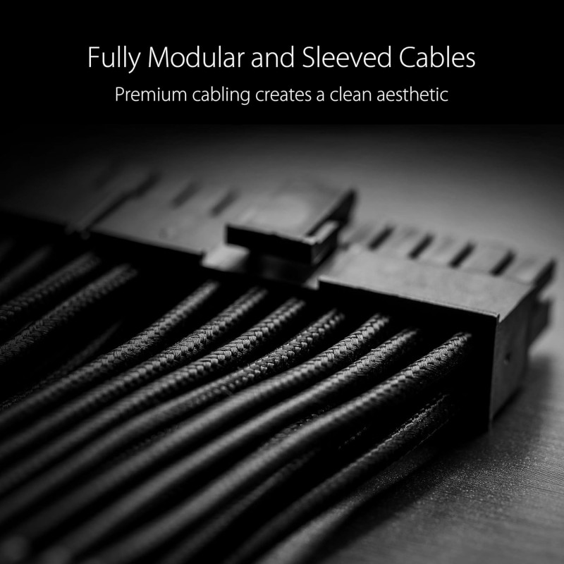 ASUS ROG Thor 1200 Certified 1200W Fully-Modular RGB Power Supply with LiveDash OLED Panel, 80 Plus Platinum (ROG-THOR-1200P)