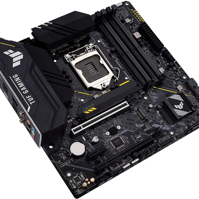 ASUS TUF Gaming B560M-PLUS WiFi LGA1200 (Intel11th/10th Gen) Micro ATX Gaming Motherboard (PCIe 4.0, 2X M.2 Slots,8+1 Power Stages, 2.5Gb LAN, WiFi 6, USB 3.2 Type-C, Thunderbolt 4 Support)