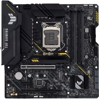 ASUS TUF Gaming B560M-PLUS WiFi LGA1200 (Intel11th/10th Gen) Micro ATX Gaming Motherboard (PCIe 4.0, 2X M.2 Slots,8+1 Power Stages, 2.5Gb LAN, WiFi 6, USB 3.2 Type-C, Thunderbolt 4 Support)