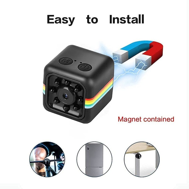 AUSHA® HD 960P Camcorder Sports DV Video Recorder Cameras with Night Vision (C11 CCTV Camera)