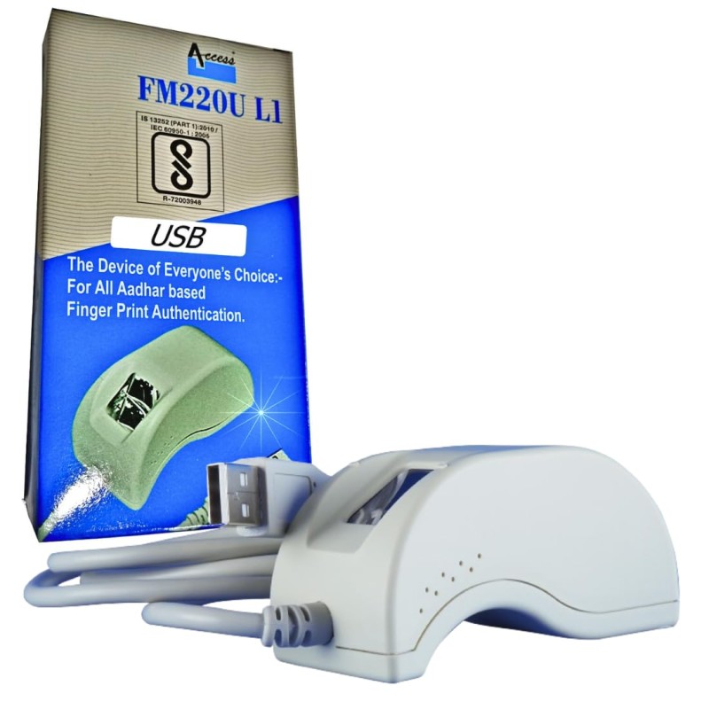 Startek FM220u L1 Single Fingerprint Biometric Scanner with RD Service