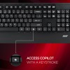 Acer PalmEase Wireless Keyboard & Mouse Combo with Palm Rest | 2.4GHz, 1600 DPI, Co-Pilot Key, Rupee ₹ Symbol Black