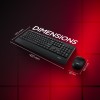 Acer PalmEase Wireless Keyboard & Mouse Combo with Palm Rest | 2.4GHz, 1600 DPI, Co-Pilot Key, Rupee ₹ Symbol Black