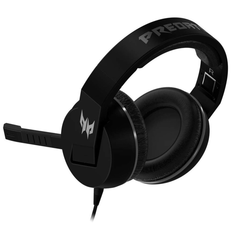Acer Predator Galea 311 True Harmony Sound Gaming Headset: 50mm Drivers - Rotatable Omni-Directional Mic with On-Cable Controls - Black