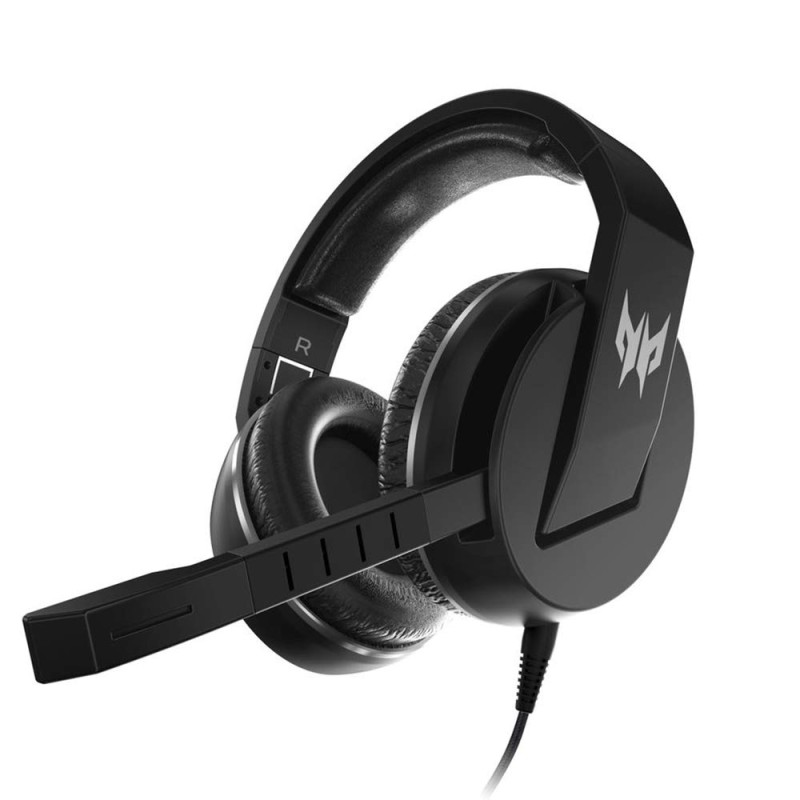 Acer Predator Galea 311 True Harmony Sound Gaming Headset: 50mm Drivers - Rotatable Omni-Directional Mic with On-Cable Controls - Black