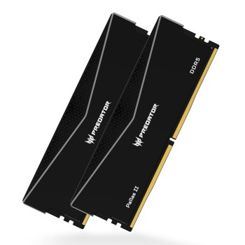Acer Predator Pallas II DDR5 6000MHz 32GB (2X 16GB) CL30 डेस्कटॉप मेमोरी DDR5 सीरीज (पीसी 5-48000) Intel XPM 3.0 अनुरूप AMD एक्सपो मेमोरी किट ब्लैक BL.9BWR.433