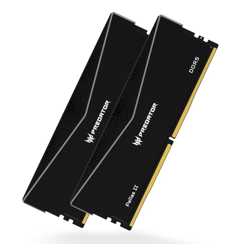Acer Predator Pallas II DDR5 6000MHz 32GB (2X 16GB) CL30 डेस्कटॉप मेमोरी DDR5 सीरीज (पीसी 5-48000) Intel XPM 3.0 अनुरूप AMD एक्सपो मेमोरी किट ब्लैक BL.9BWR.433