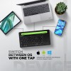 Acer SwiftConnect Multi-Device Wireless Rechargeable Keyboard with Cradle & Touchpad Works with Windows, Mac, Laptop, Desktop, Tablet, Smartphone, Notebook