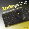 Acer ZenKeys Duo Wireless Keyboard & Mouse Combo | 2.4 GHz + Bluetooth | Rechargeable 500 mAh Type-C | 99-Key Silent Keyboard