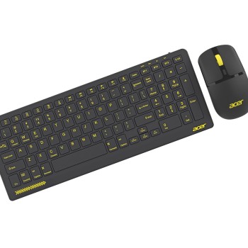 Acer ZenKeys Duo Wireless Keyboard & Mouse Combo | 2.4 GHz + Bluetooth | Rechargeable 500 mAh Type-C | 99-Key Silent Keyboard