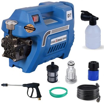 Aimex Electric D7 High Pressure Car Washer Machine, 2200W,150 Bar Pressure with Copper Winding for Cleaning