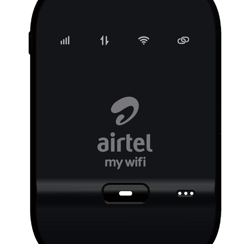Airtel DigitalTV AMF-311WW Data Card Single_Band 150 Mbps (Black), 4g Hotspot Support with 2300 Mah Battery