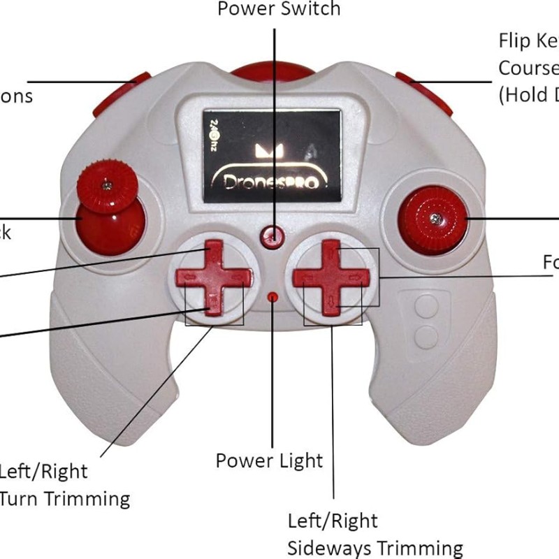 Akshat Sky Phantom King CH085 6 AXIS GYRO System Quadcopter 2.4GHz (Blue, White)