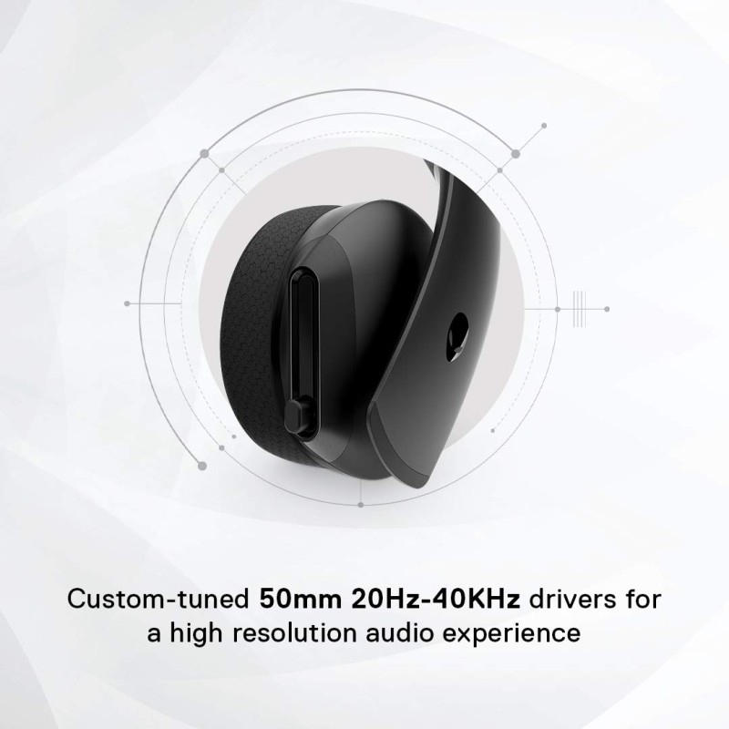 Alienware 310H, Aw310H Wired On Ear Headphones with Mic