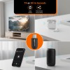 Amazon Basics 2 in 1 Bluetooth 5.0 Transmitter Receiver | 3.5mm Stereo Audio Adapter with Mic | Portable Design