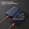 Amazon Basics 20000 mAh Power Bank | 22.5W Fast Charging | Dual Output & Input | Charge 3 Devices Simultaneously (Dark Blue)