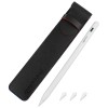 Amazon Basics 2nd Gen Stylus Pen for IPAD | Supports Palm Rejection, Tilt Sensor, Precise for Writing/Drawing (White)