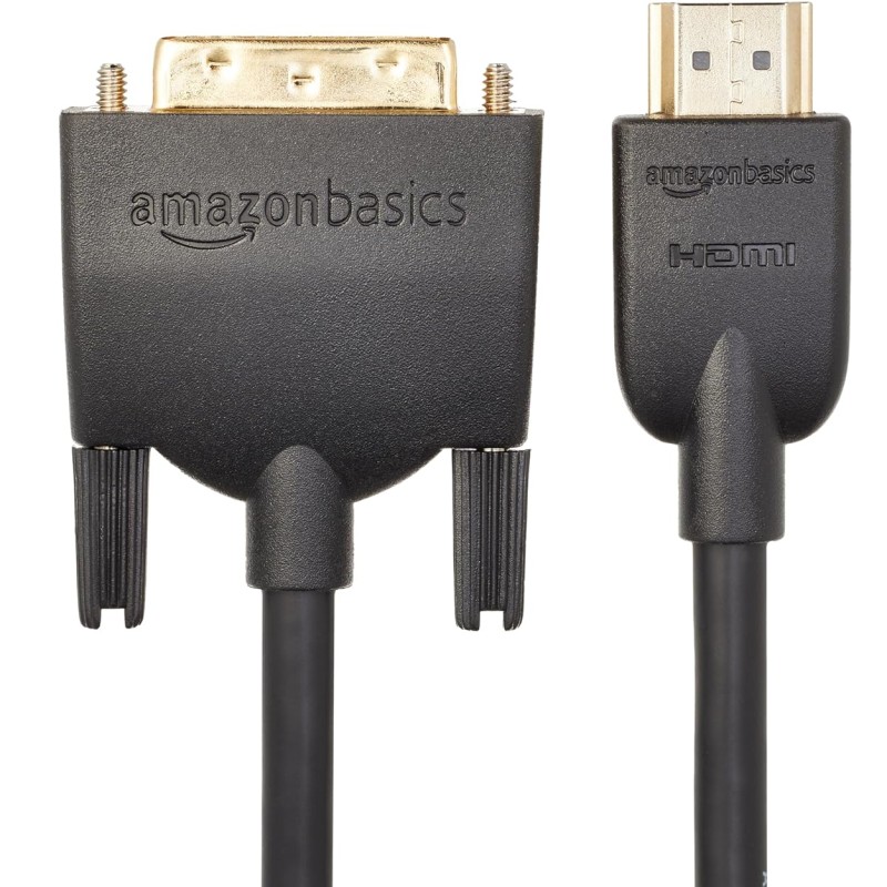 Amazon Basics AmazonBasics HDMI to DVI Adapter Cable (Latest Standard)
