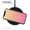 Amazon Basics Magnetic Wireless Charger | 15W Fast Charging Circular Pad | Compatible with iPhone